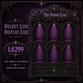 Moonforge Designs - The Velvet Line - Display Case