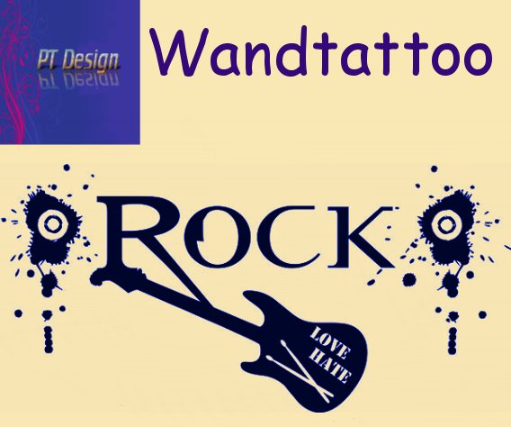 PT Wandtattoo "Guitar 3"