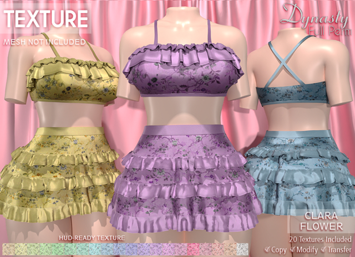 Dynasty TEXTURE - Clara FLOWER