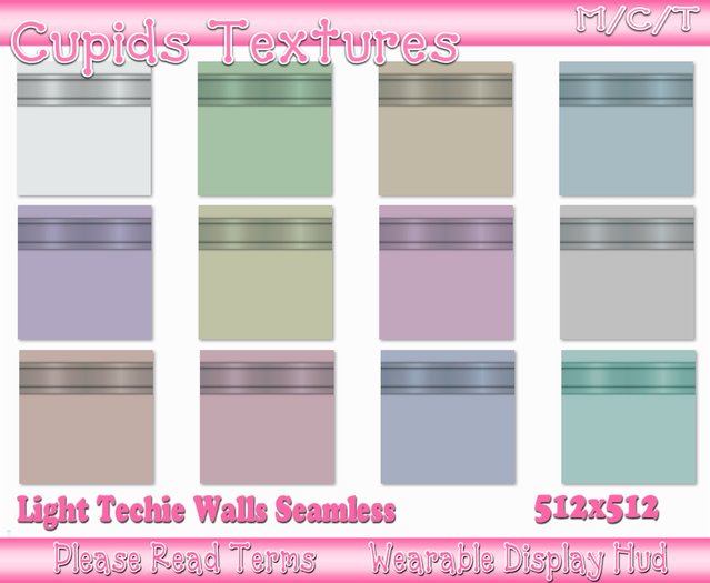 12 TECHIE WALLS LIGHT Textures