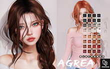 [monso] Agrea Hair /Black & Red