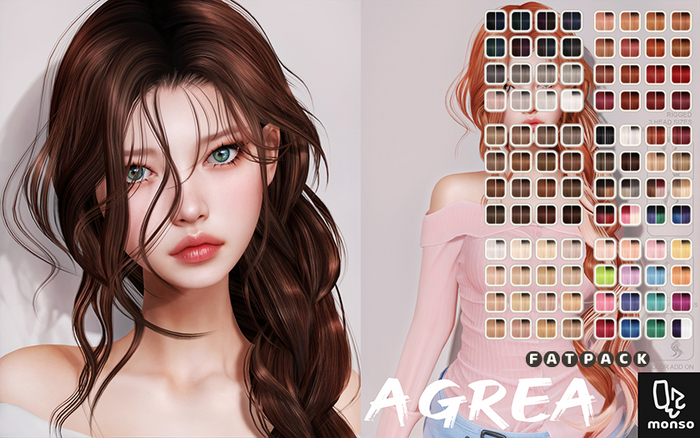 [monso] Agrea Hair /Fatpack