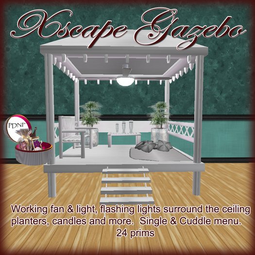 PDN: XSCAPE GAZEBO WHITE BOXED