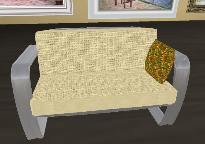 Beige Couch with animation