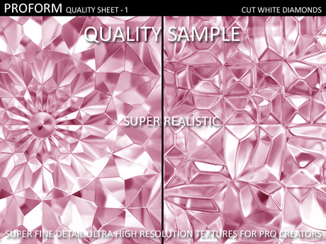 Pink Diamond Texture Cod Second Life Marketplace - PROFORM Textures - Cut Diamonds - Pink - Pack ...