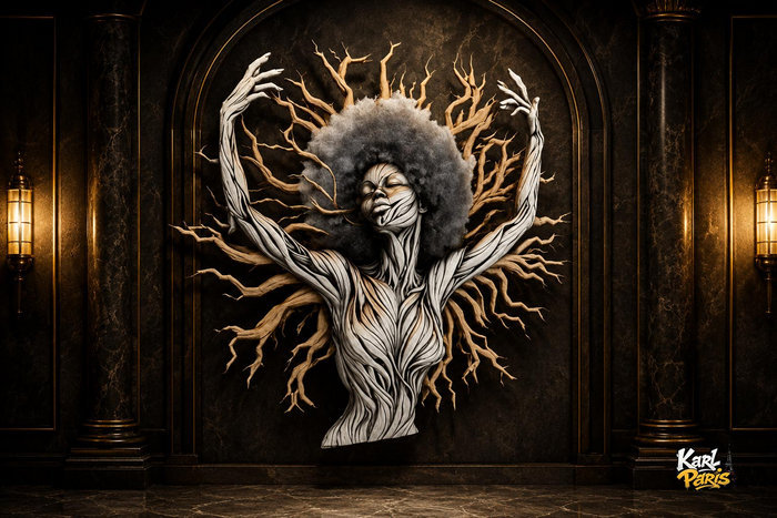 Empowered Essence Painting – Mythic Tree Spirit Wall Art