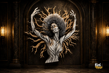 Empowered Essence Painting – Mythic Tree Spirit Wall Art