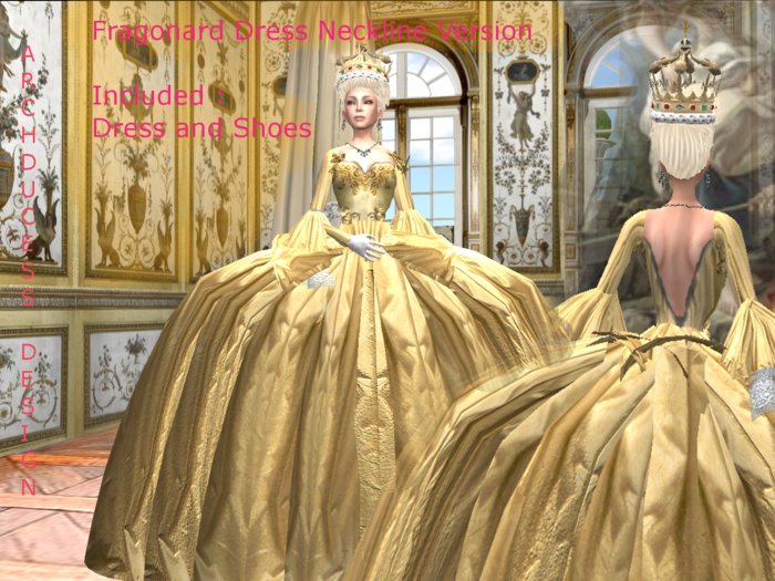 ARCHDUCHESS DESIGN - Fragonard Neckline version