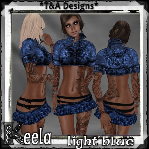 *T&A Designs* Keela LIGHT BLUE *TD*