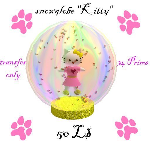 snowglobe "Kitty" BOX