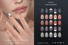 "Neutral: Solid" nail art appliers | LEGACY