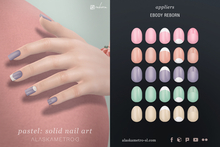 "Pastel: Solid" nail art appliers | EBODY REBORN manicure + pedicure