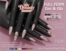 Dynasty - Nails BENTO Almond Short N46 Dae & Obj