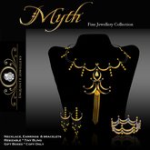 Exquisite Myth Jewelry Set Black & Gold