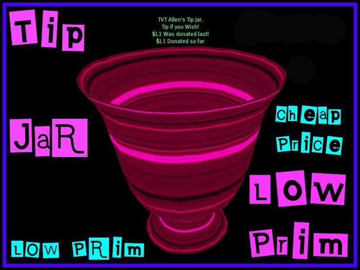 Tip Jar/Pink vase 