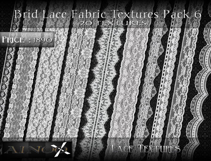 - Ainoo Lace Textures - pack 6