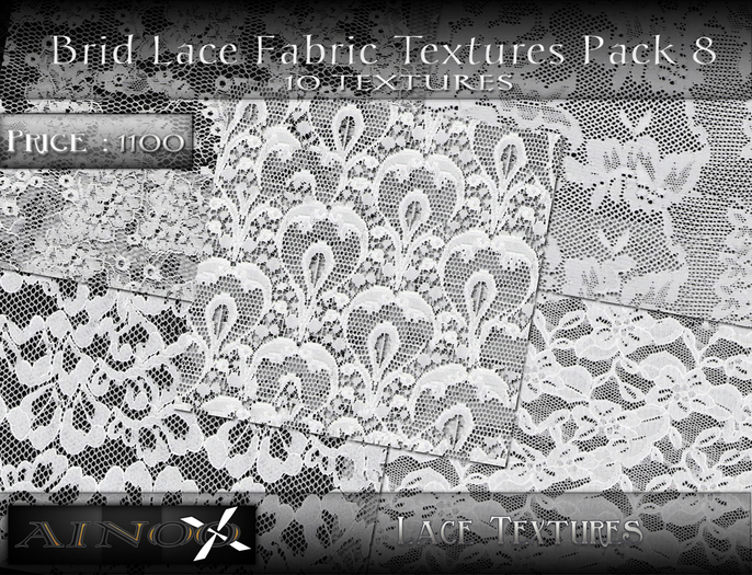 - Ainoo Lace Textures - pack 8