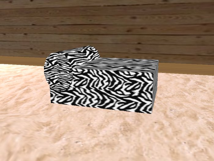 Sofa Bed Zebra Skin