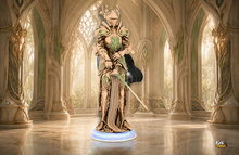 Elegant statue of a knight in armor – Exquisite Fantasy Warrior Ornament