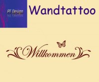PT Wandtattoo "Willkommen 1"