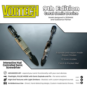 9th Doctors Sonic Screwdriver product image