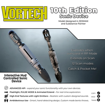 10th Doctors Sonic Screwdriver product image