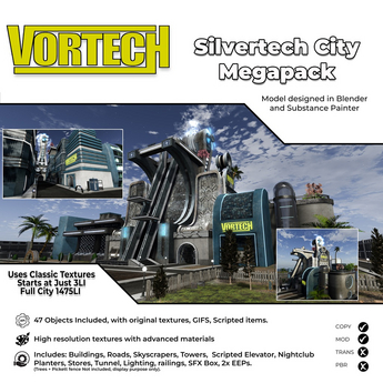 Silver Tech City Megapack product image