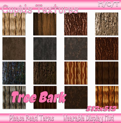 16 TREE BARK Textures