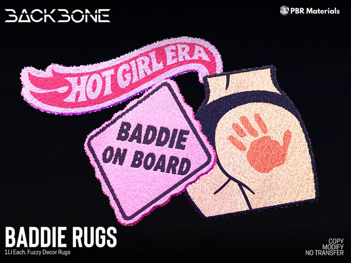 BackBone Baddie Rugs
