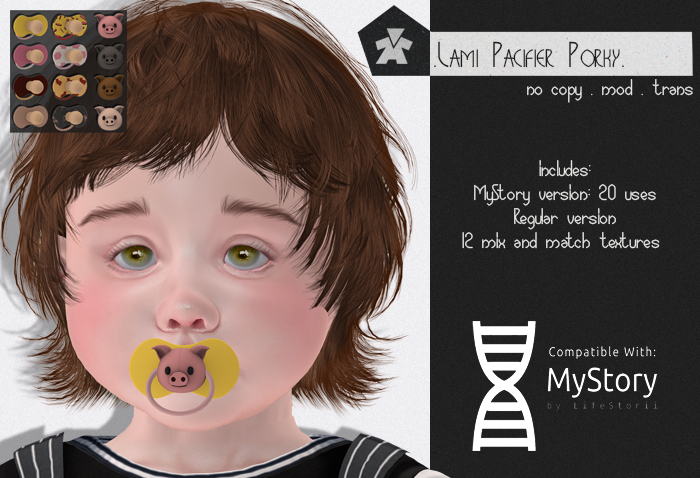 .LMNOP. Lami Pacifier // Porky
