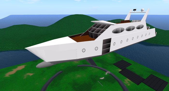 yatch 80 metri 177 prims d1 d2 d3 d4 to open close doors
