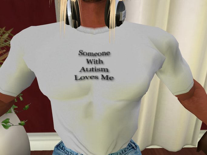 Someone with Autism Loves Me Tee shirt.