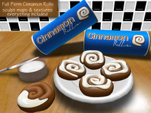 FULL PERM Cinnamon Roll Set (sculpt maps & textures)