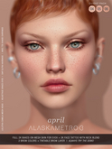 "April" Lelutka EvoX 2K BOM skin - Light pack (3 tones)