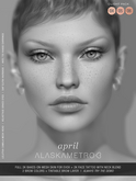 DEMO "April" Lelutka EvoX 2K BOM skin - Light pack (3 tones)