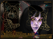 Tealeaf Treasures - Rococo Kitsune Mask