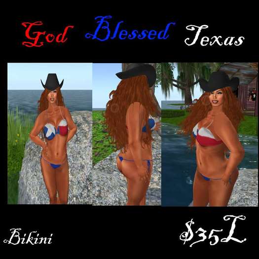 God Blessed Texas Bikini FREE