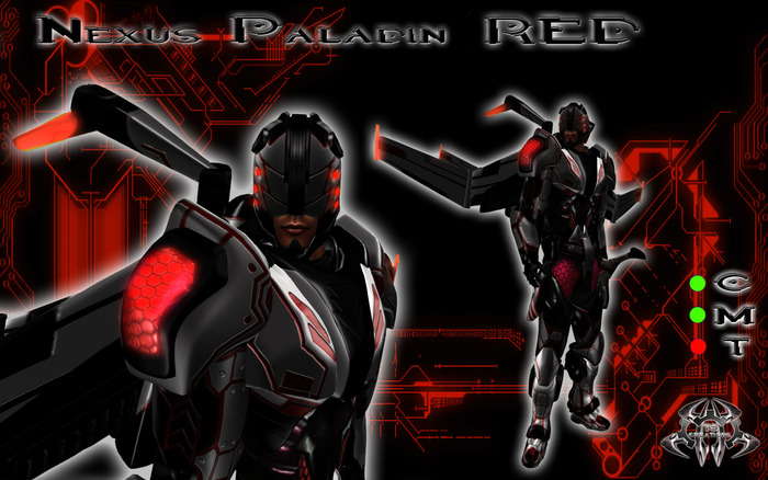 TSC Nexus Paladin RED  Armor TagSciFi