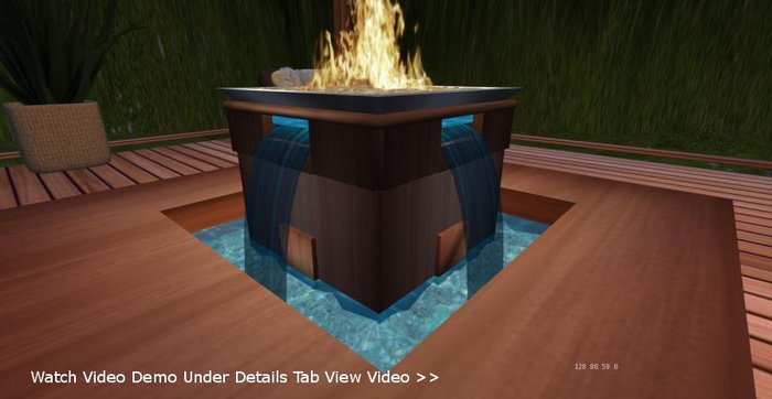 Firefalls Fire and water pit