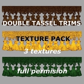 Double tassel trims - texture pack