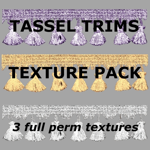 Tassel trims - texture pack