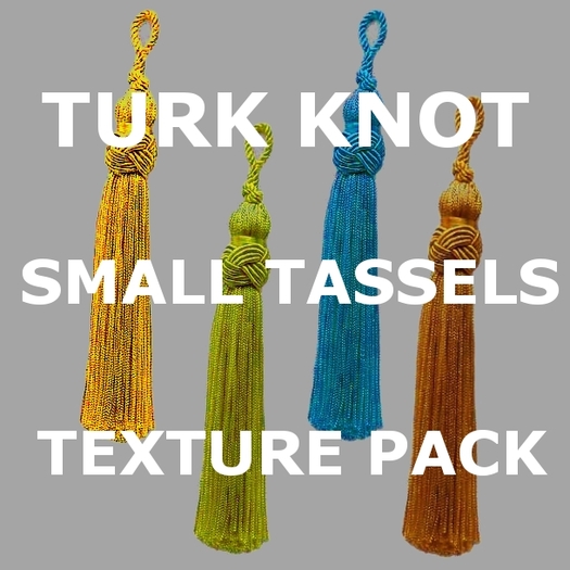 Turk knot small tassels - texture pack