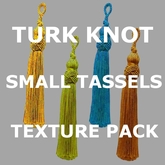 Turk knot small tassels - texture pack