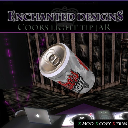 Enchanted Designs - Coors Light Tip Jar
