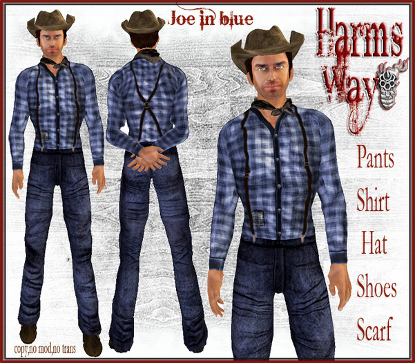 Harm's Way Joe in blue