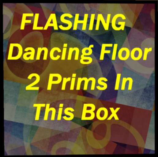 flashing dance floor 4 boxed
