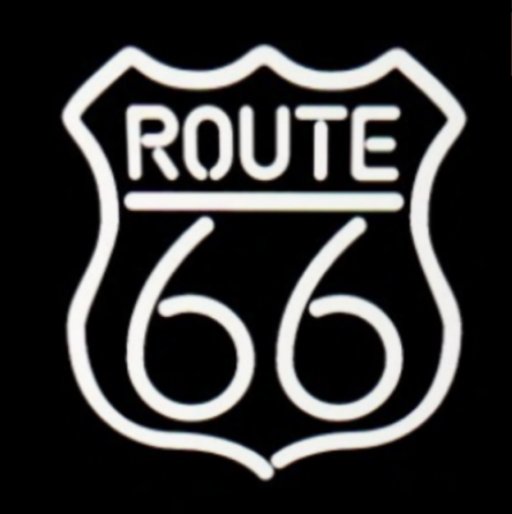 Neon-Route 66 sign