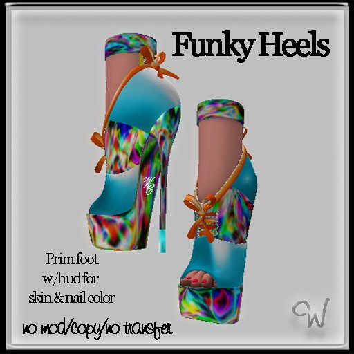 ~WC~ Funky Heels Teal