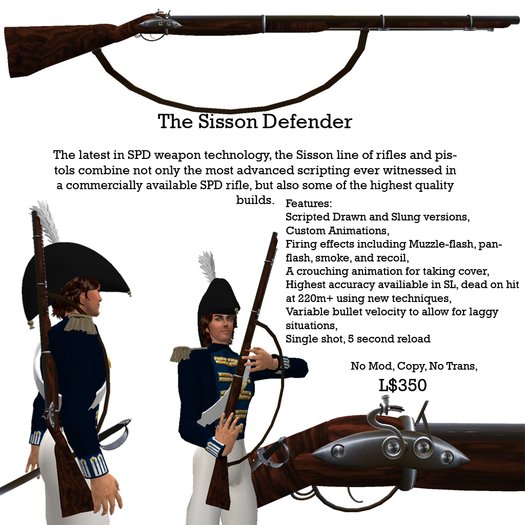 Sisson SPD Defender Rifle
