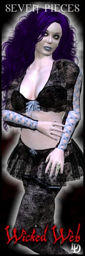 Dare Designs: Wicked Web - silver